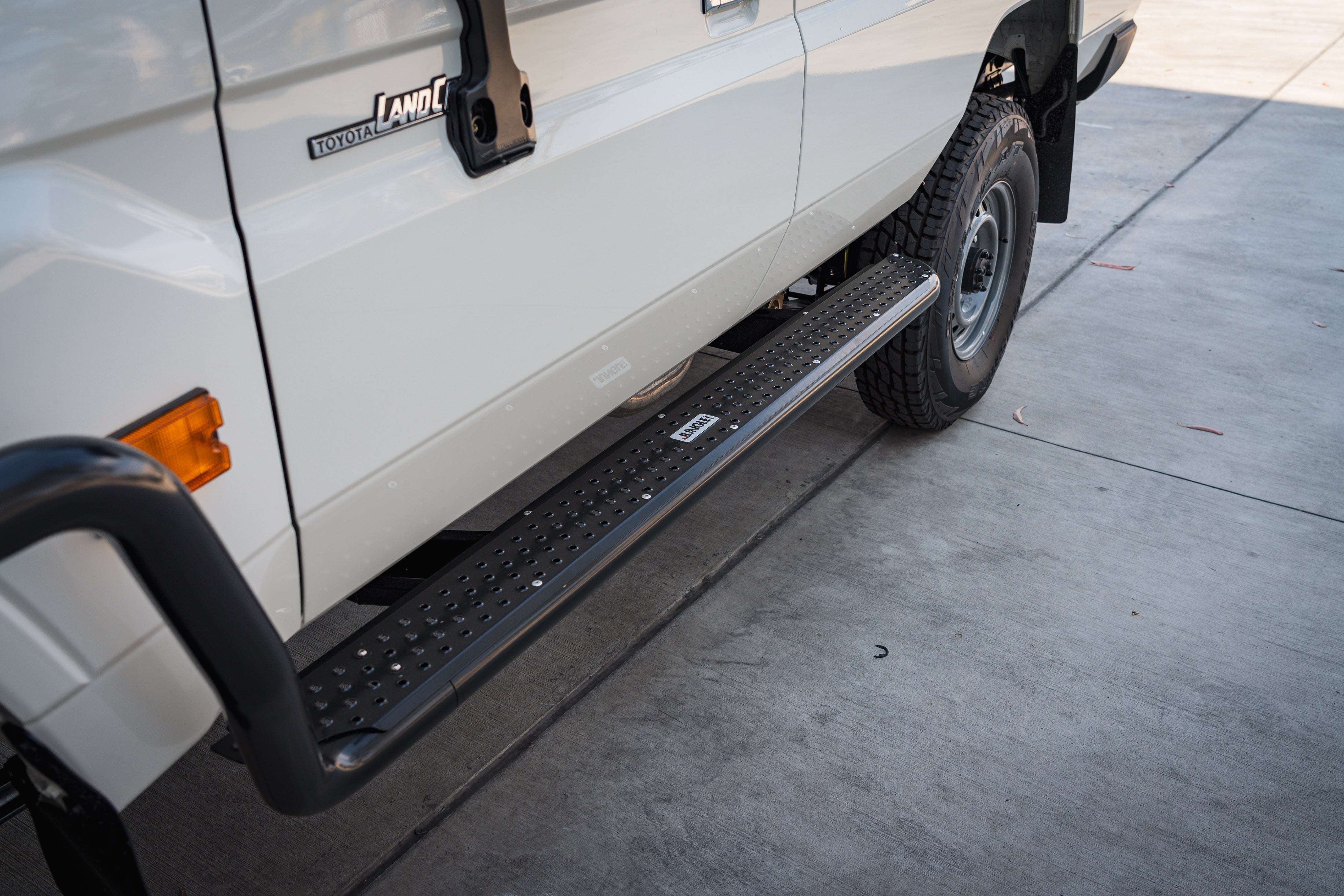 Troopy Rear Step Side Steps Toyota Landcruiser 79 Series | Jungle 4x4